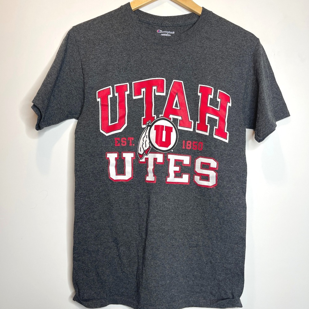 Champion Utah Utes College Logo Graphic Shirt‎ Small
